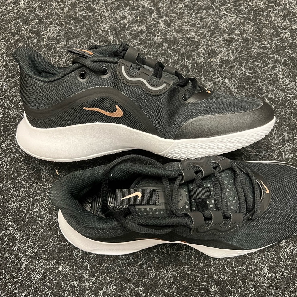 Nike Black and Gold Running Shoes